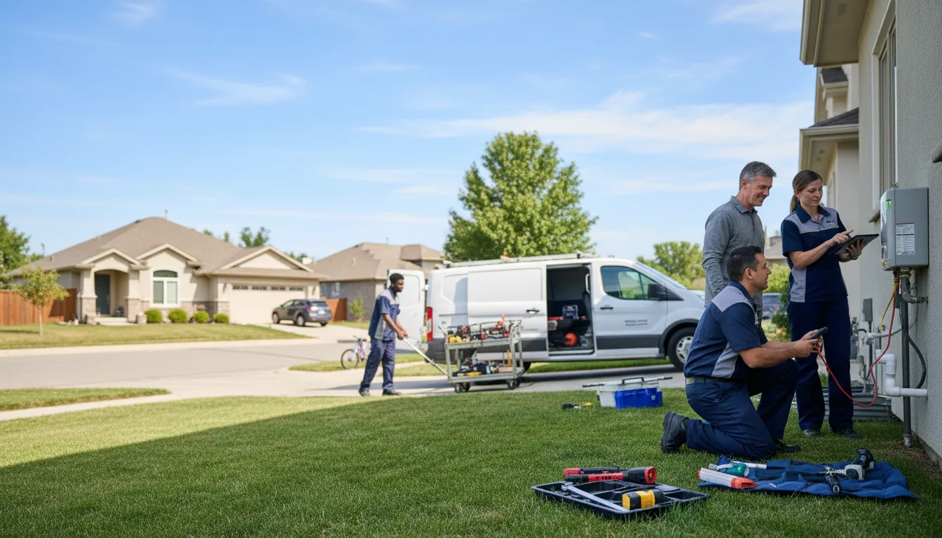 Tankless water heater service in Rockdale, TX